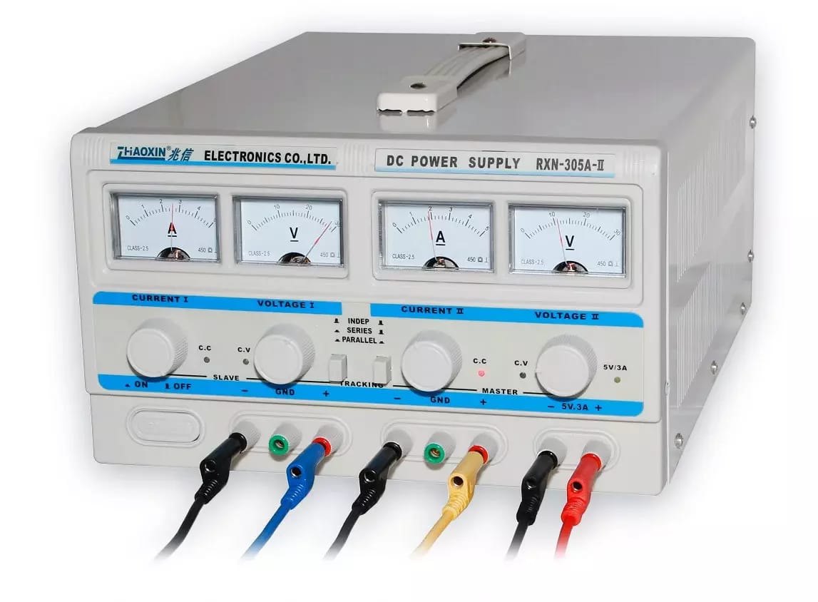 Dvojitý laboratórny zdroj RXN-305A-II - 2x30V/5A, 60V/5A, 30V/10A