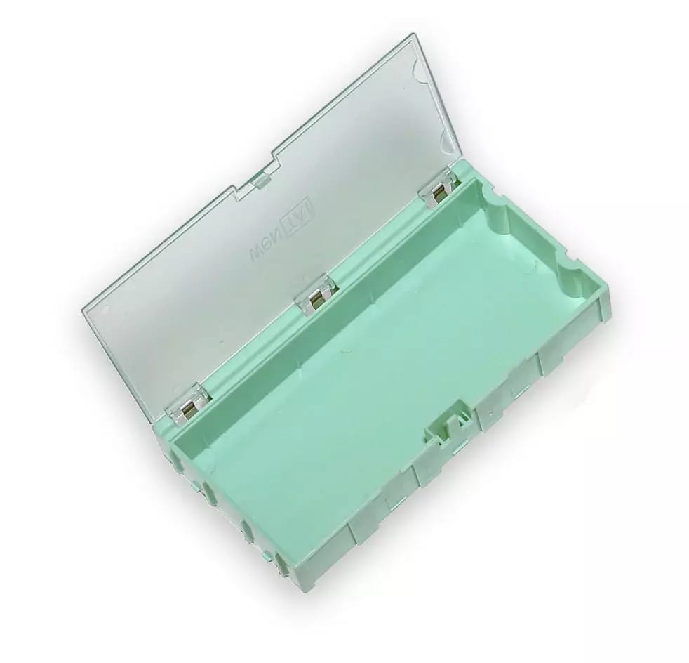 Miniatúrne plastové zásuvky na SMD súčiastky B4 - zelené