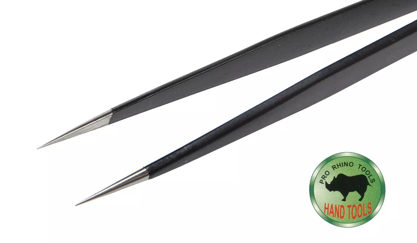 ESD pinzeta Rhino dlhá špicatá RH-311ESD – 2