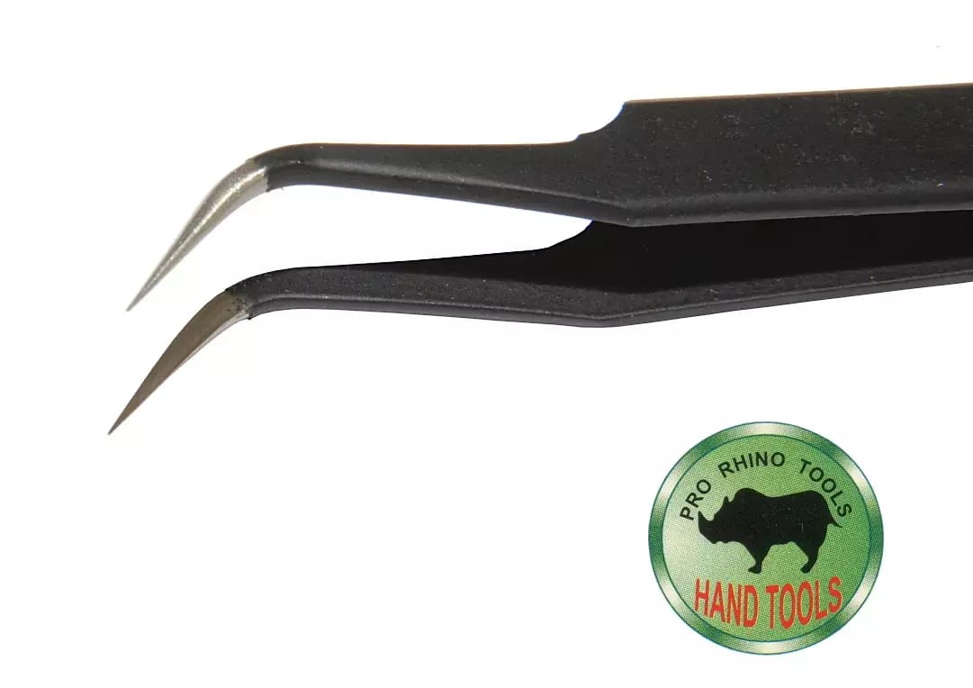 ESD pinzeta Rhino zahnutá špičatá RH-315ESD – 2