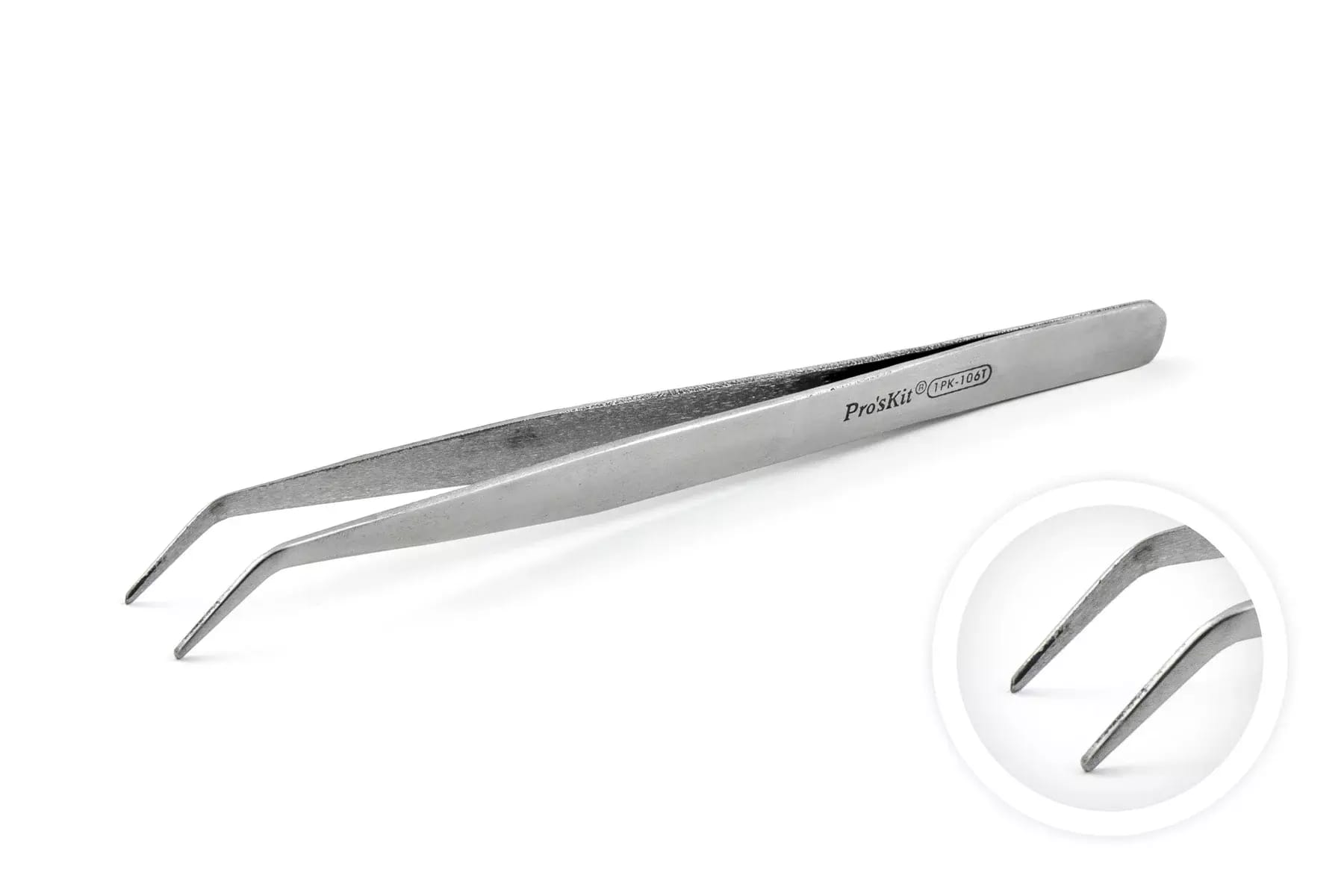 Univerzálna pinzeta zahnutá PROSKIT 1PK-106T dlhá 175mm – 2