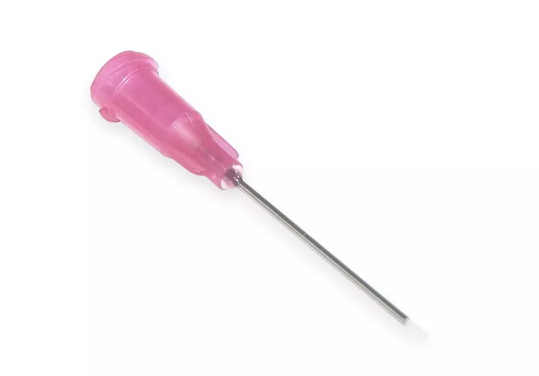 Nerezové dávkovacie ihly s vloženou teflonovou trubičkou 25,4mm 25G 1ks