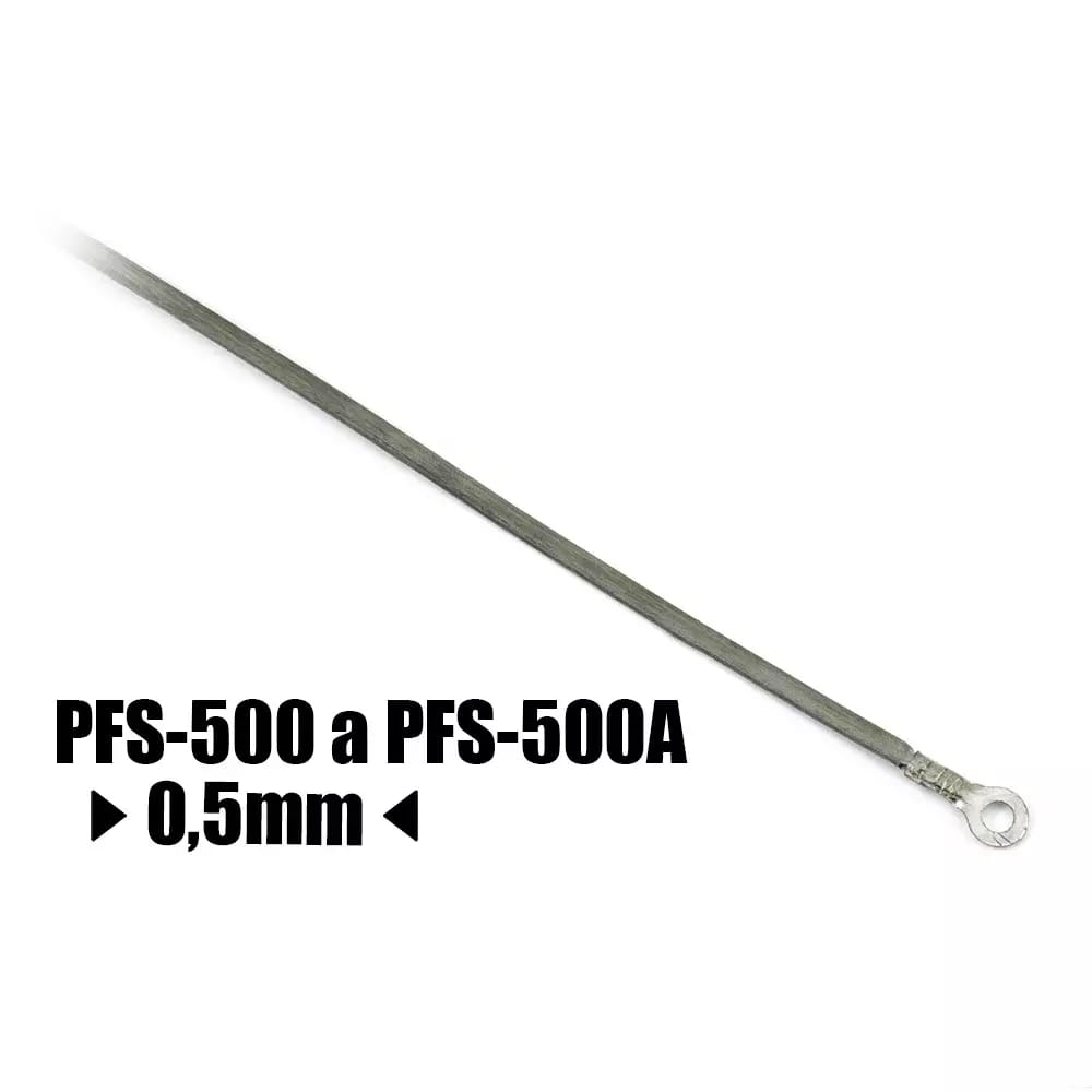 Rezací odporový drôt pre zváračky PFS-500 a PFS-500A šírka 0,5 mm dĺžka 544 mm
