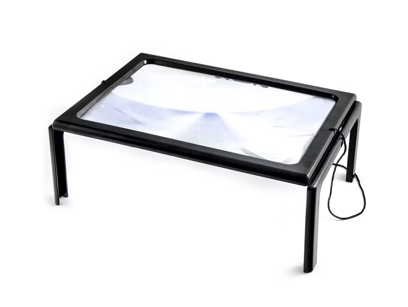 Veľká fresnelová hands-free lupa s LED osvetlením