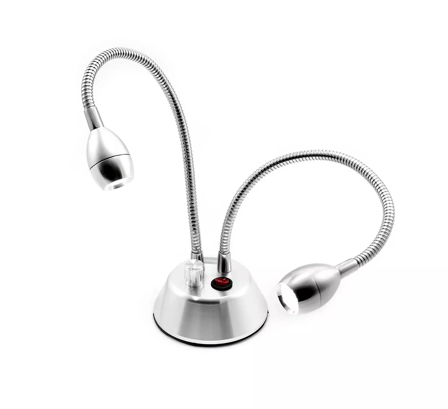 Osvetlenie pre mikroskopy husí krk 2x LED ALU