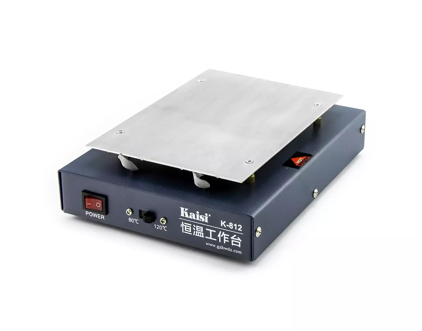 Predohrev na výmenu prasknutých skiel LCD displejov Kaisi K-812 – 2