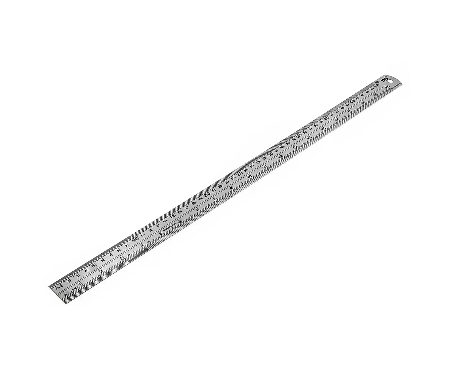 Pravítko z nehrdzavejúcej ocele 50 cm