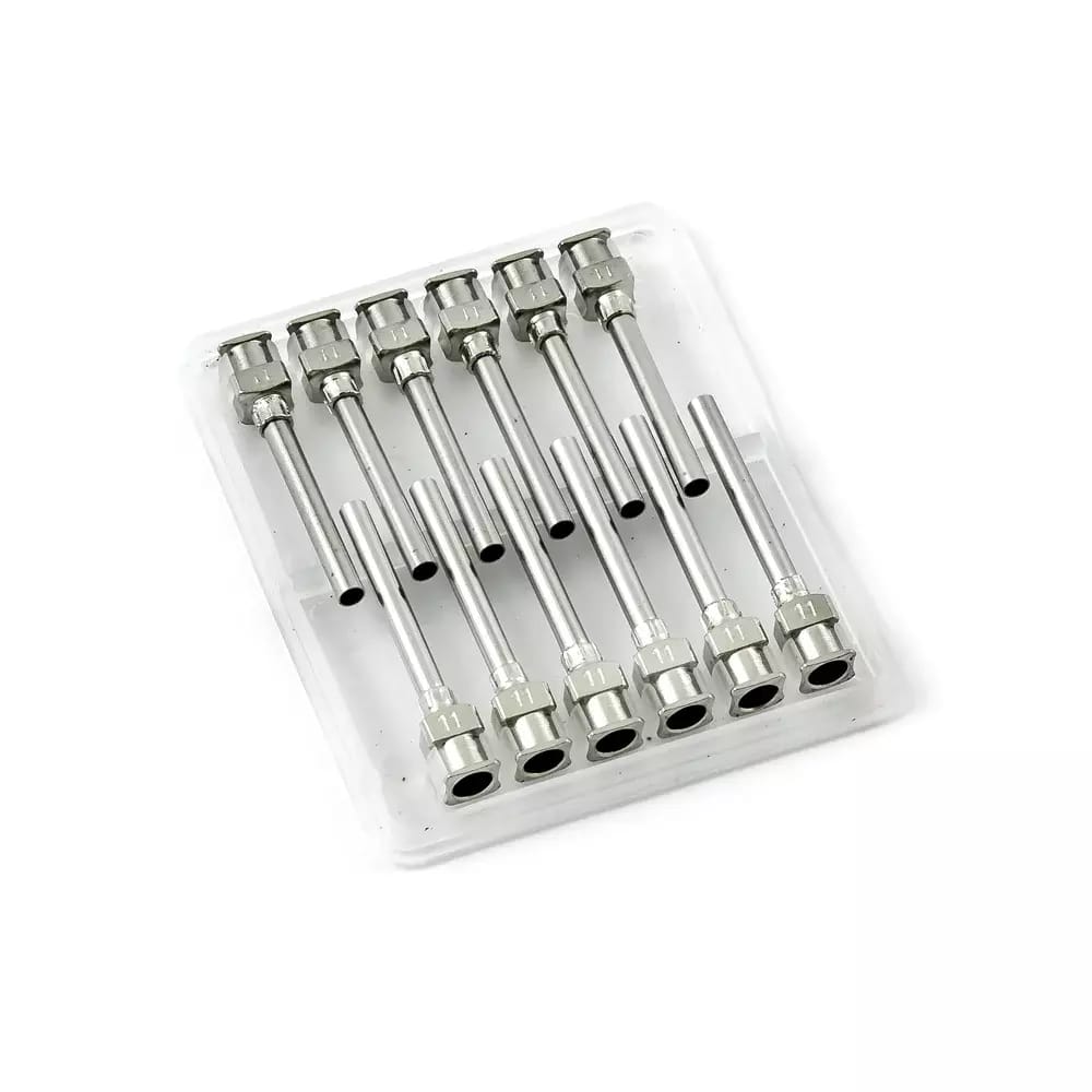 Nerezové dávkovacie ihly 11G 1" set 12ks