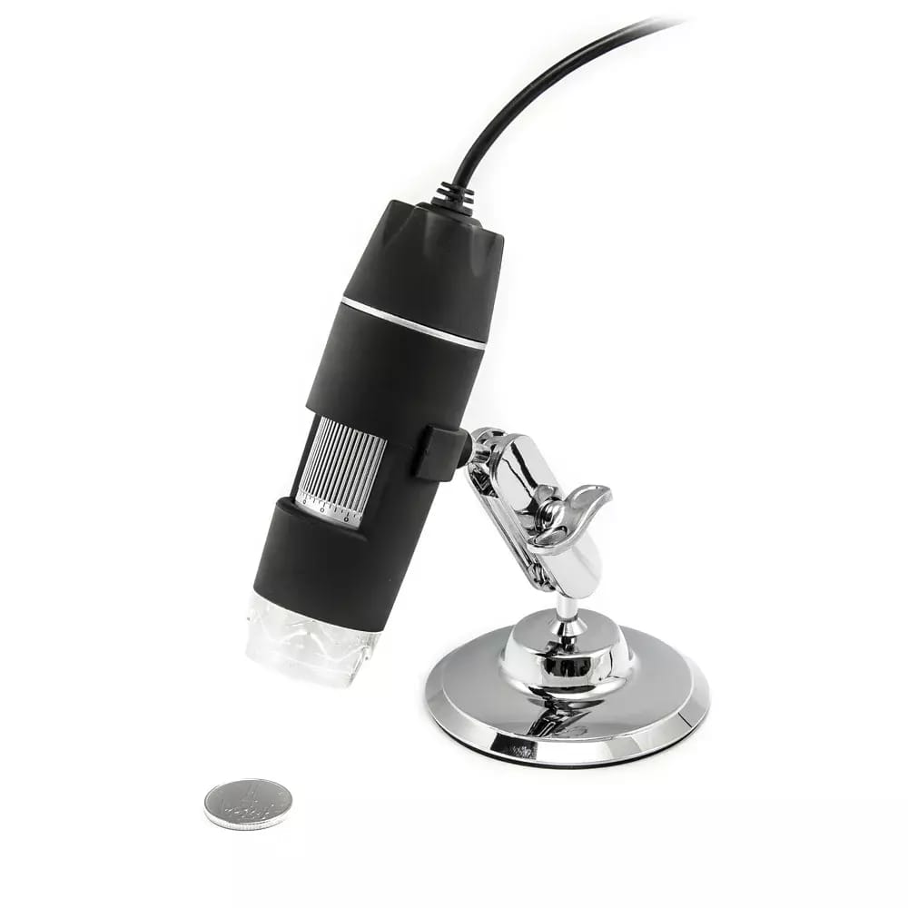 Prenosný USB mikroskop pre mikroskopické meranie, 2MPx, zoom 500x – 2
