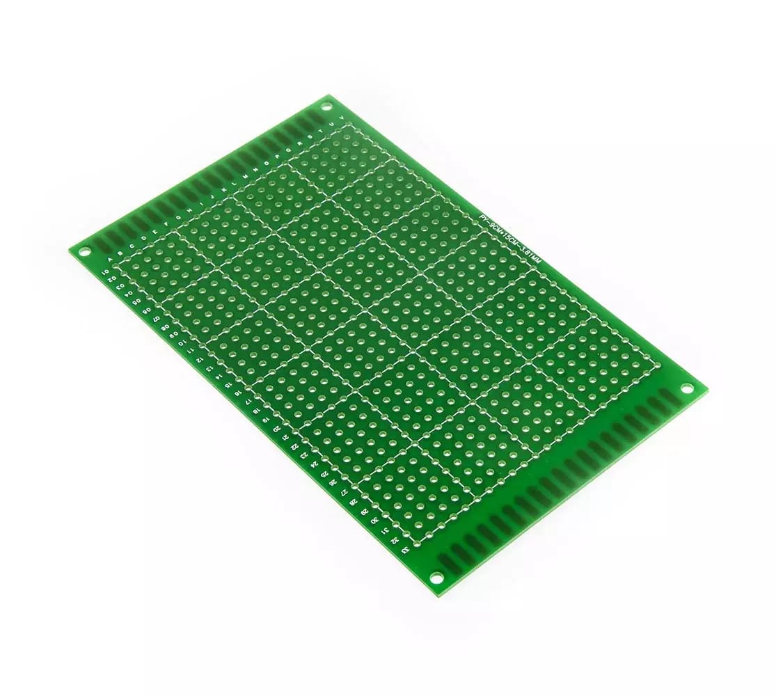 Jednostranná univerzálna doska plošných spojov so 764 spájkovacími bodmi 15x9cm – 2