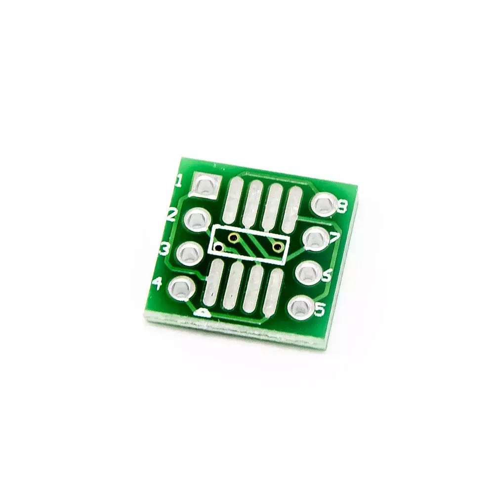 PCB adaptér z SOP8 SO8 SOIC8 TSSOP8 MSOP8 na DIP8 2.54mm – 2