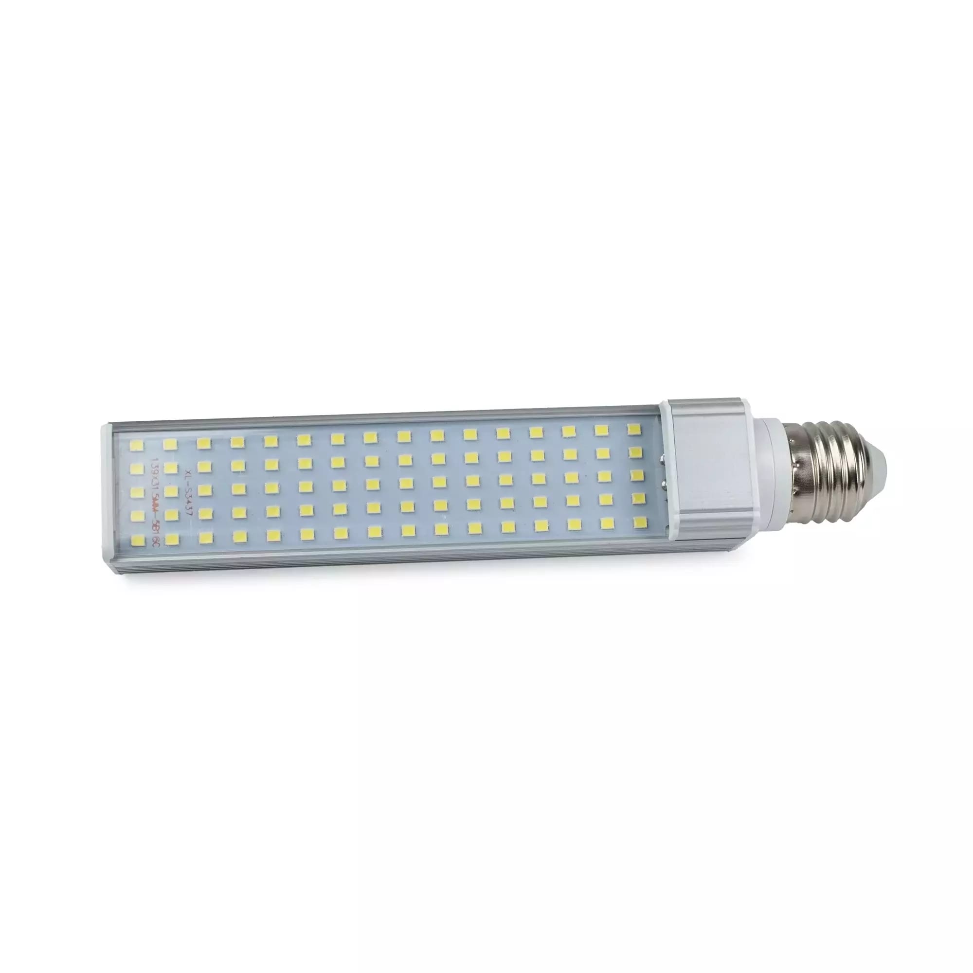 LED žiarovka E27, 80xLED, hliníkový chladič, 6000K, 1200lm, 9W