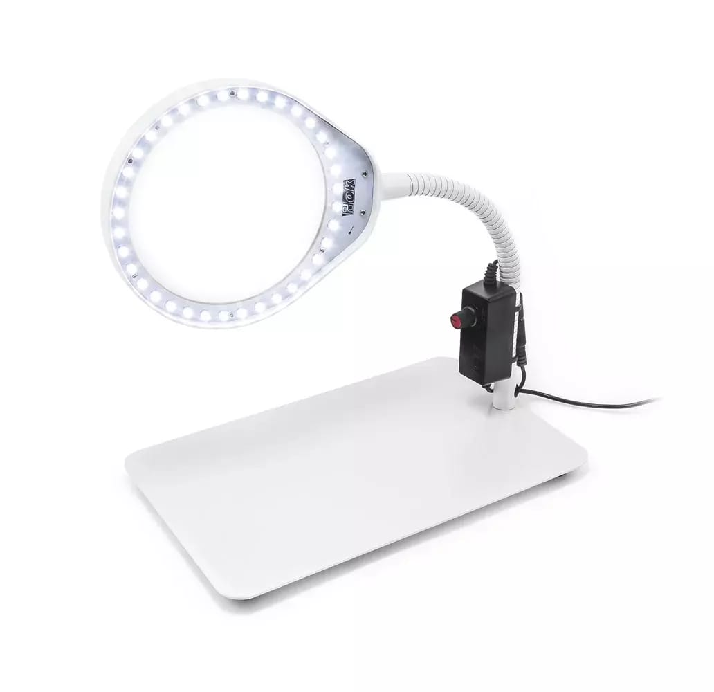 Servisná LED lampa s lupou PDOK PD-032C biela 8D 3x zoom – 2