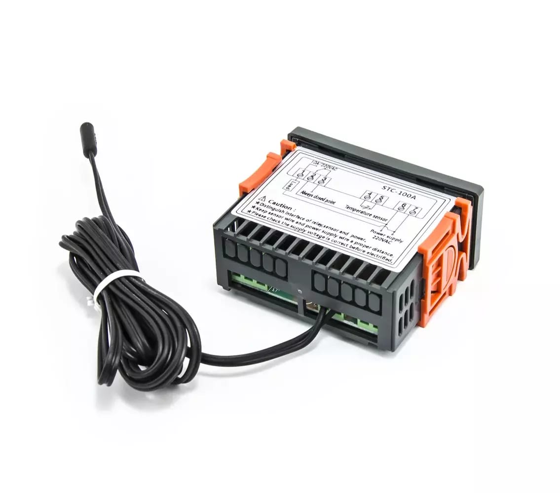 Digitálny termostat so sondou STC-100A, -40° až +70°C – 2