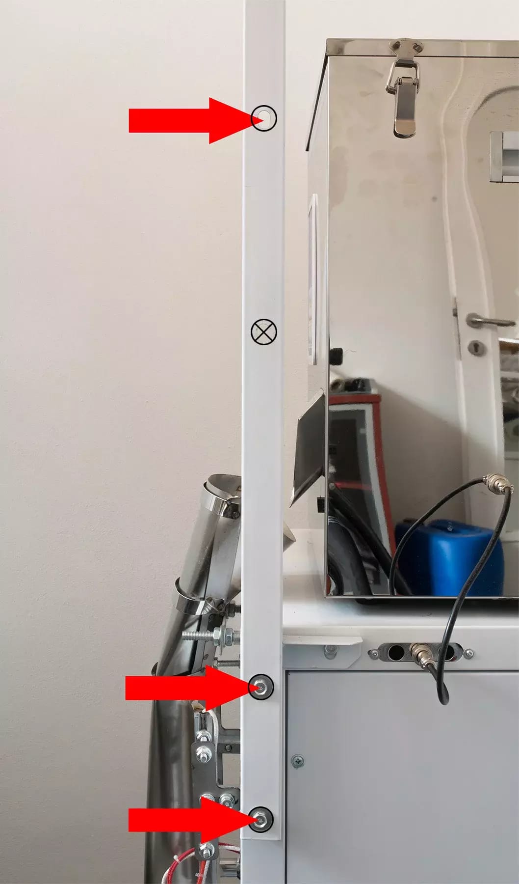 Termotransferová tlačiareň HP-241F s montážou pre automatický vertikálny baliaci stroj do 99 g – 2