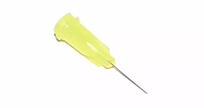 Lepené dávkovacie ihly s nerezovou kanylou 12,7mm žltá 32G 1ks