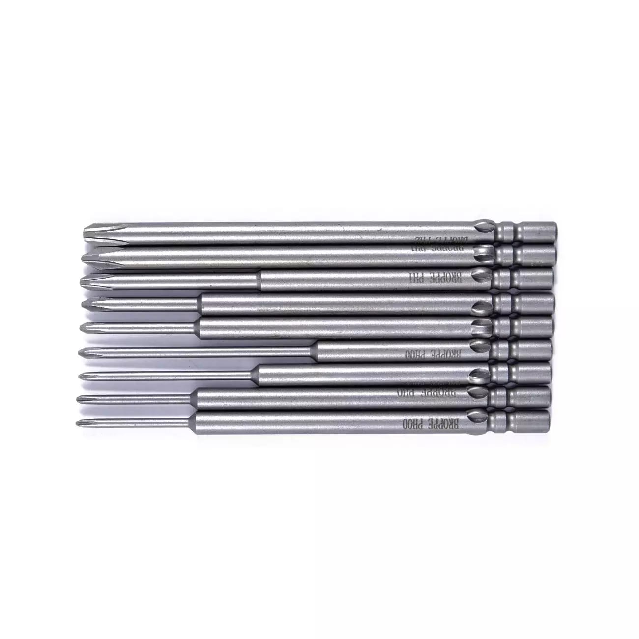 Sada 9 bitov HIOS H4(∅4) bity kríž PH2, PH1, PH0, PH00 - 80mm