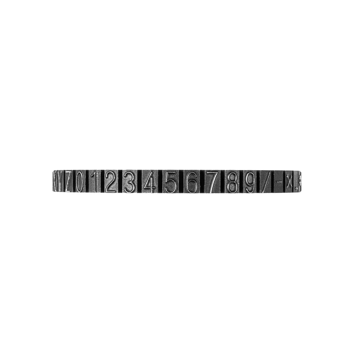 Reliéf pre ZX-360 výška znaku 2,5 mm – 2
