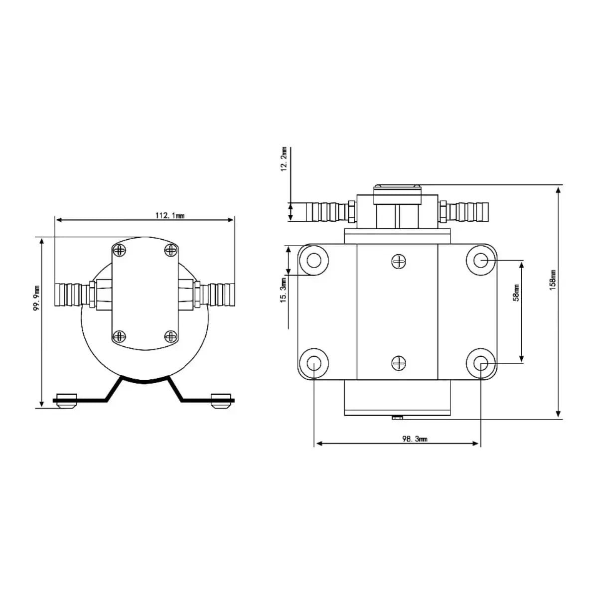 Zubná pumpa FP-12 12V / 12000ml – 2