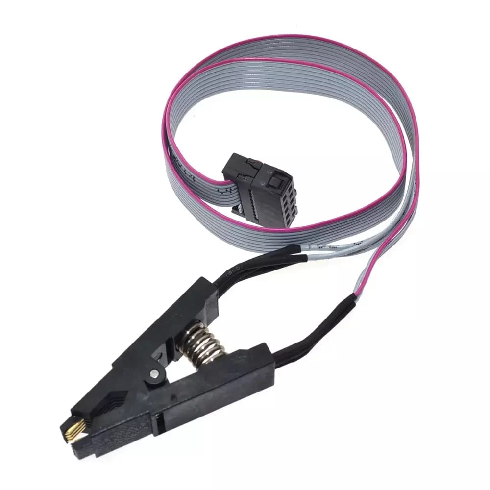 ISP kábel s klipom SOIC / SOP8 pre programátorov IC – 2