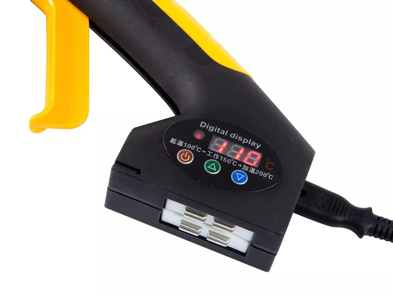 Profesionálna tavná pištoľ RDM-125 s digitálnou reguláciou teploty a magnet. držiakom 11mm 125W – 2