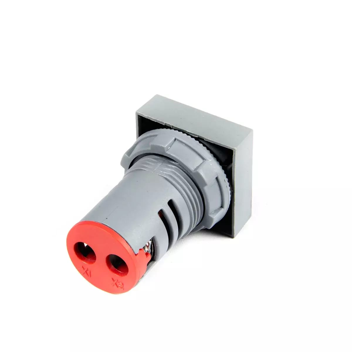 Panelový voltmeter AC 24-500V pre zapustenú montáž 22mm štvorcový – 2