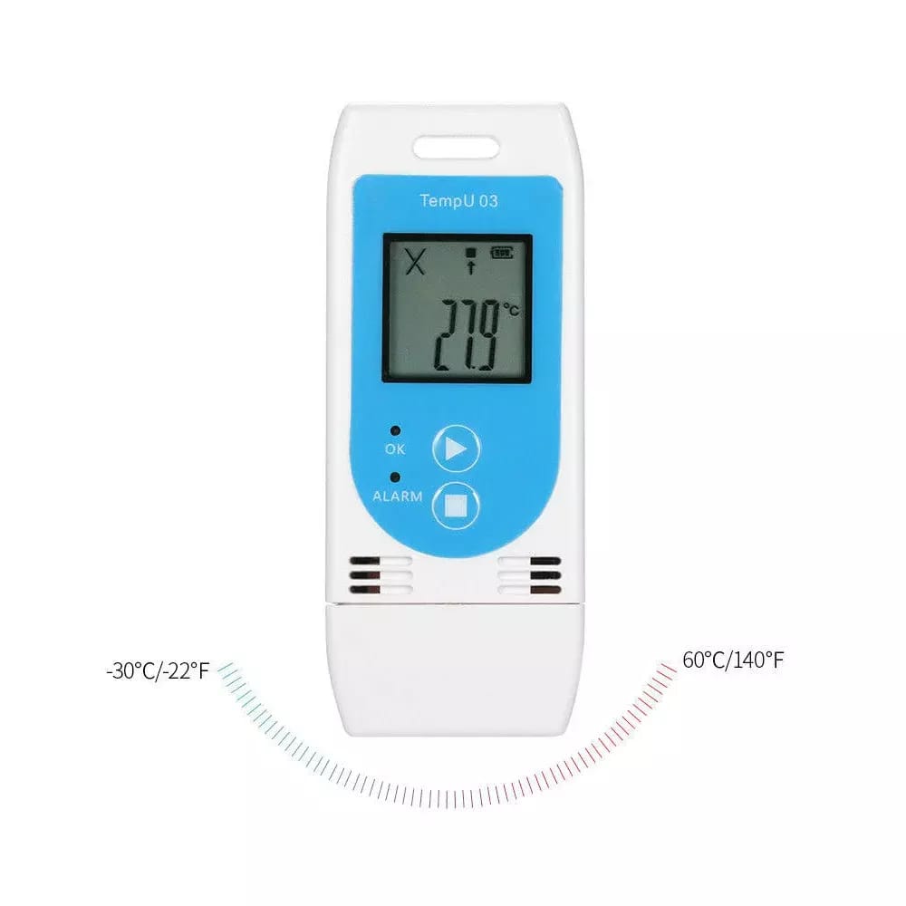 USB DataLoger TempU03 na meranie teploty a vlhkosti s displejom – 2