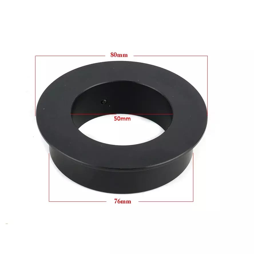Redukčný krúžok pre objímky mikroskopu 76 mm – 2