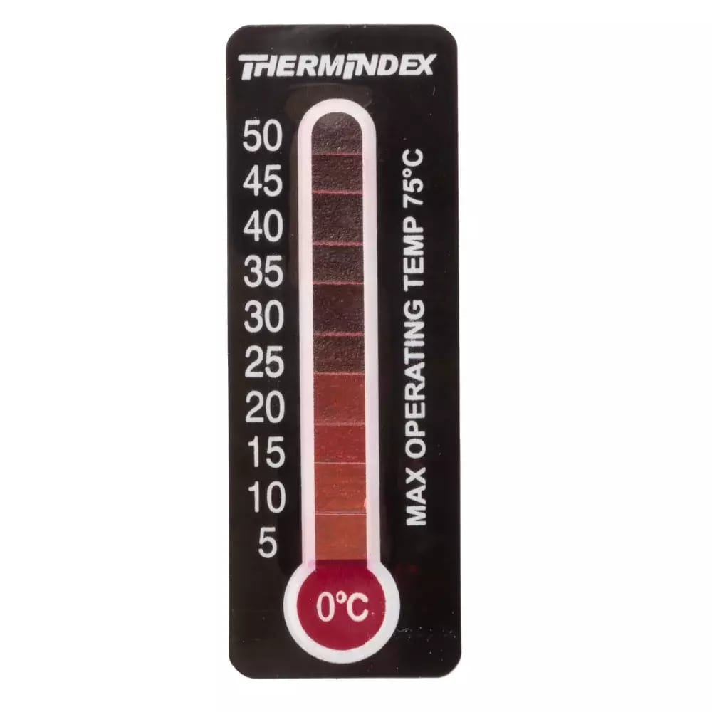 Obojstranný prúžok s indikáciou teploty 0-50 °C – 2