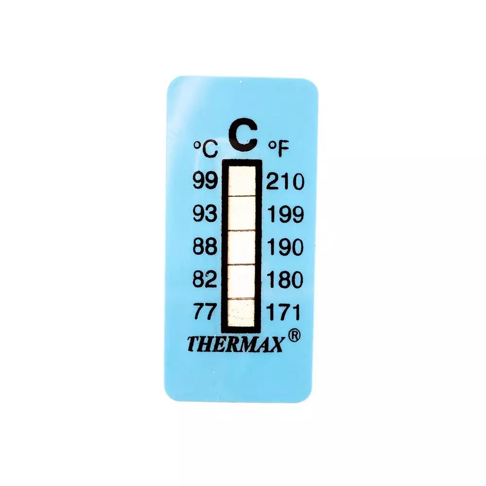 Samolepiaci teplomer/indikátorový pásik nevratný 77-99 °C – 2