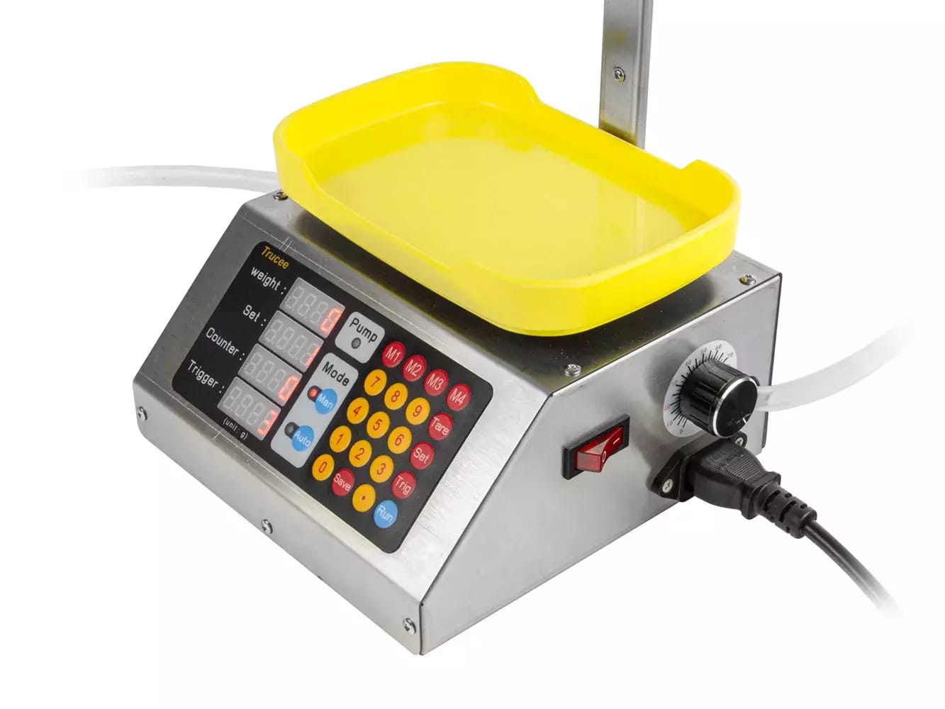 Poloautomatický dávkovač kvapalín 10-3000g s kontrolnou váhou – 2