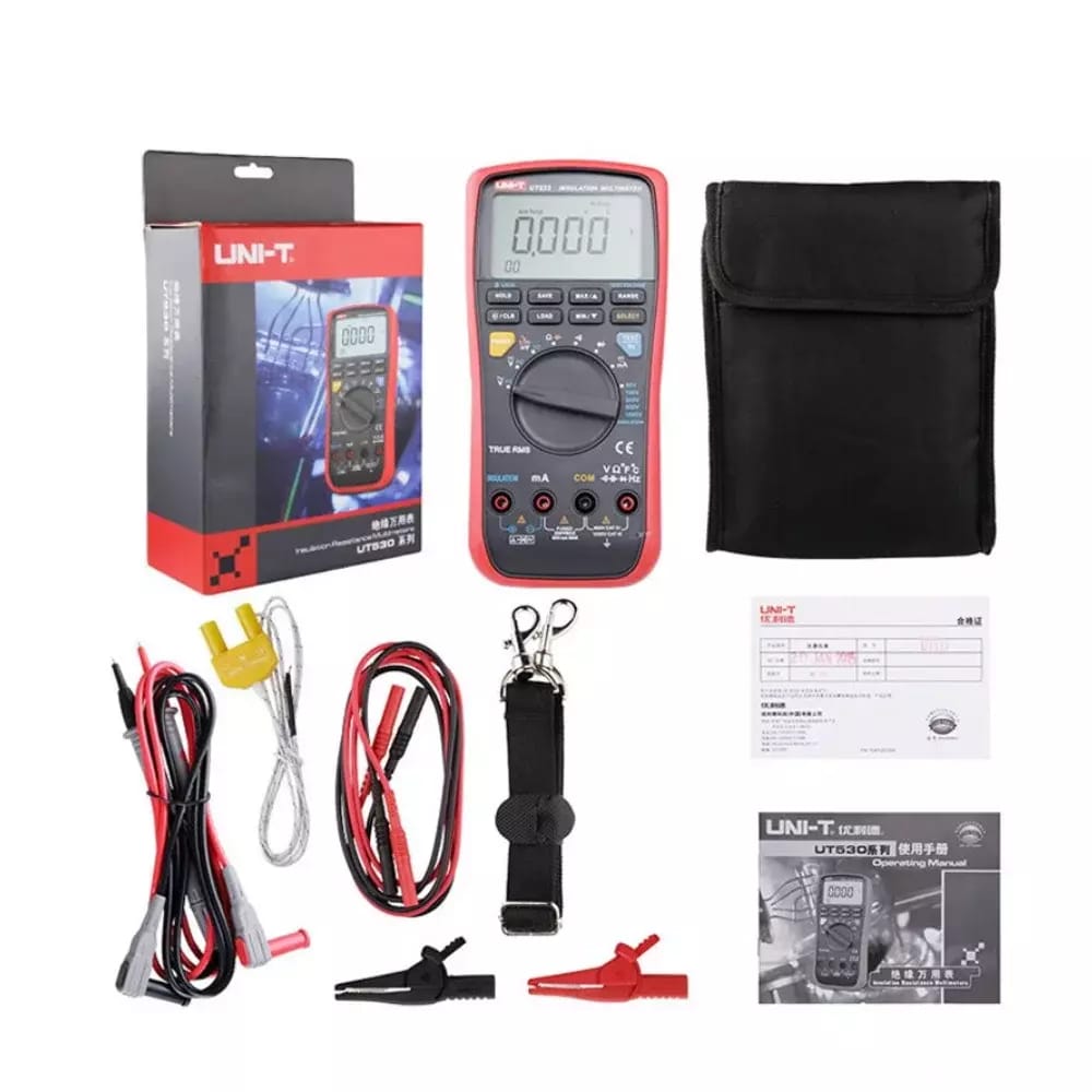 Multimeter UNI-T UT533 s funkciou merania izolačného odporu – 2