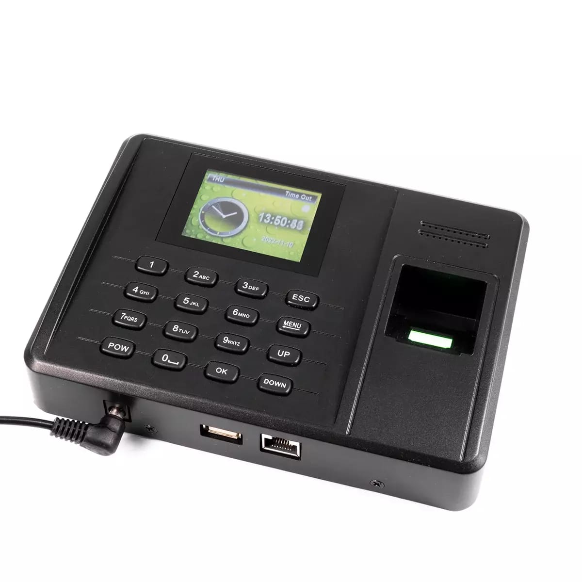 Dochádzkový systém EY-360 s čítačkou odtlačkov prstov a RFID, LAN, USB – 2