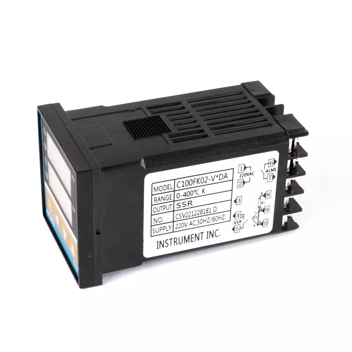 PID regulátor C100FK02-V*DA - sada s relé SSR a termočlánkom K na reguláciu a riadenie vykurovania – 2