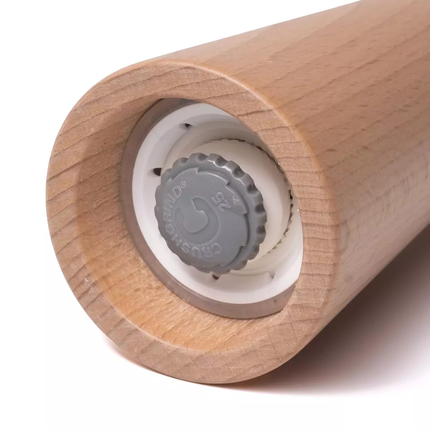 Ručne vyrábaný mlynček na korenie Jednoduchý, buk, olej a čierny lak – 2
