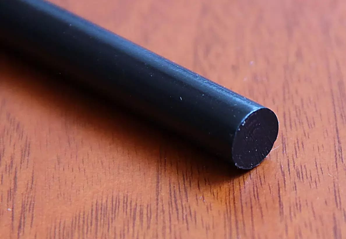 Tyčinka do tavnej pištole čierna priemer 11mm 1ks – 2
