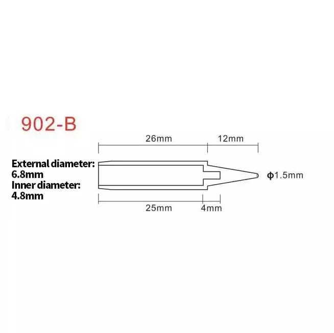 Spájkovací hrot série B 902 pre stanice YIHUA – 2