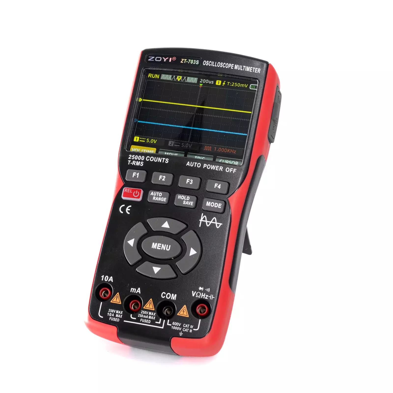 ZOYI ZT-703S 3V1 - multimeter s osciloskopom a funkčným generátorom