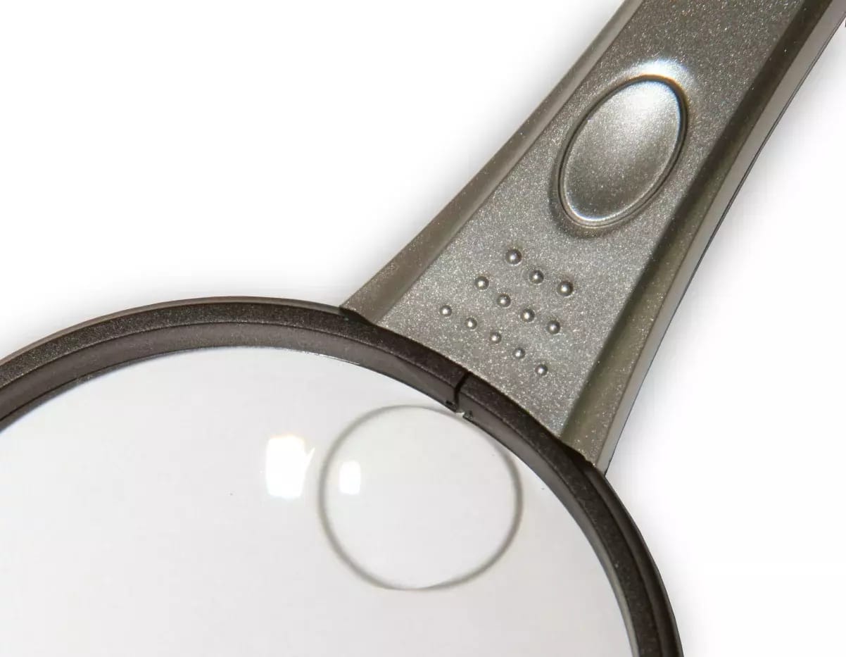 Ručné zväčšovacie sklo G-868 s LED bateriovým osvetlením typ G-868-90 – 2