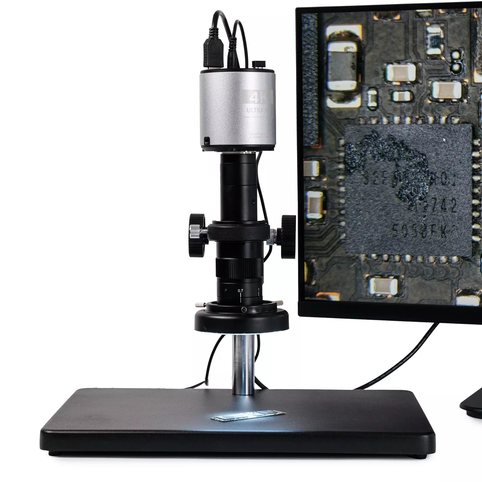 Mikroskop ALL-IN-ONE 4K s monitorom, automatickým zaostrovaním a meracím softvérom – 2