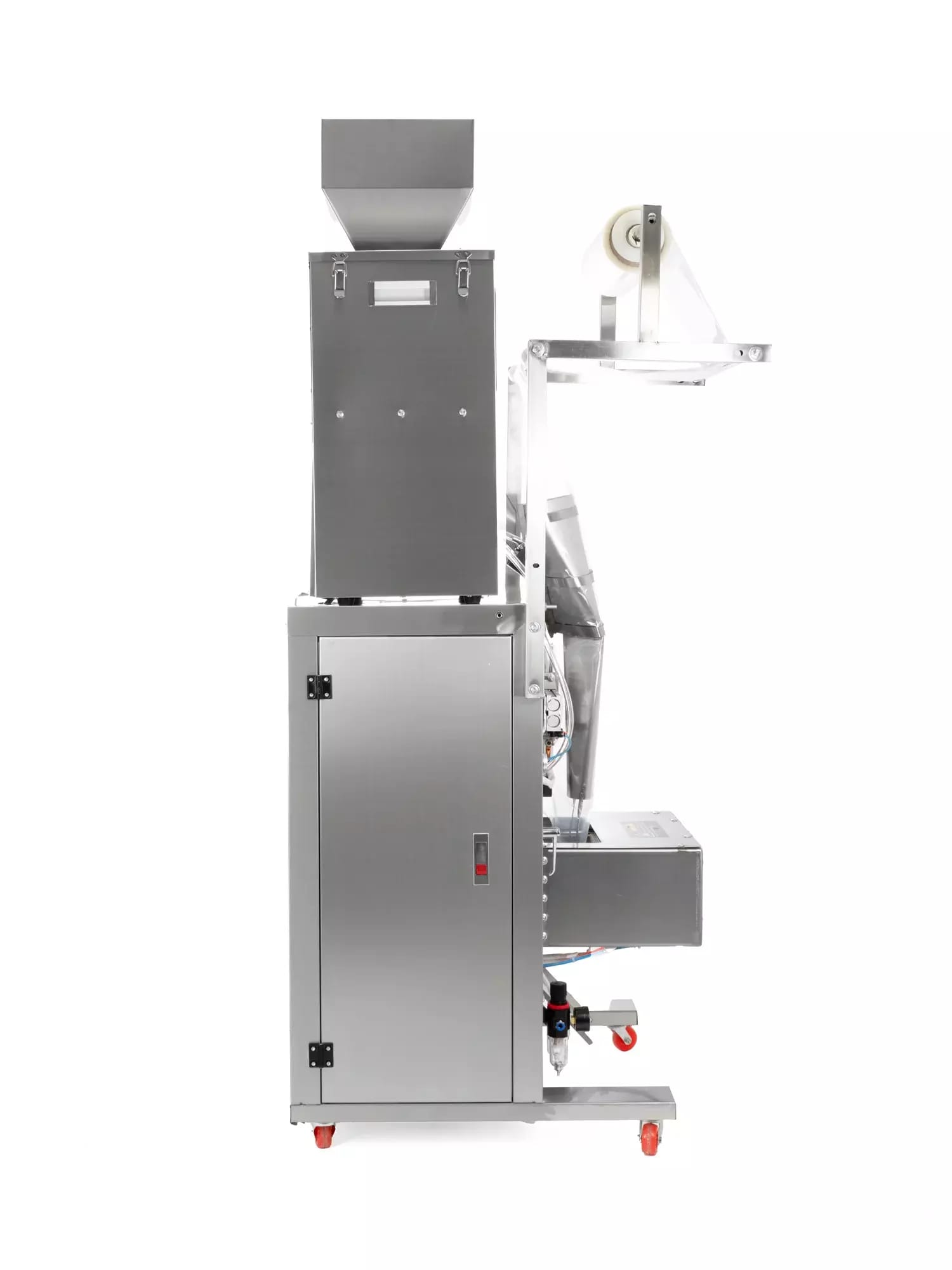 Pneumatický vertikálny baliaci stroj XT500 s dávkovačom sypkých materiálov a integrovaným vákuom 10-500g – 2