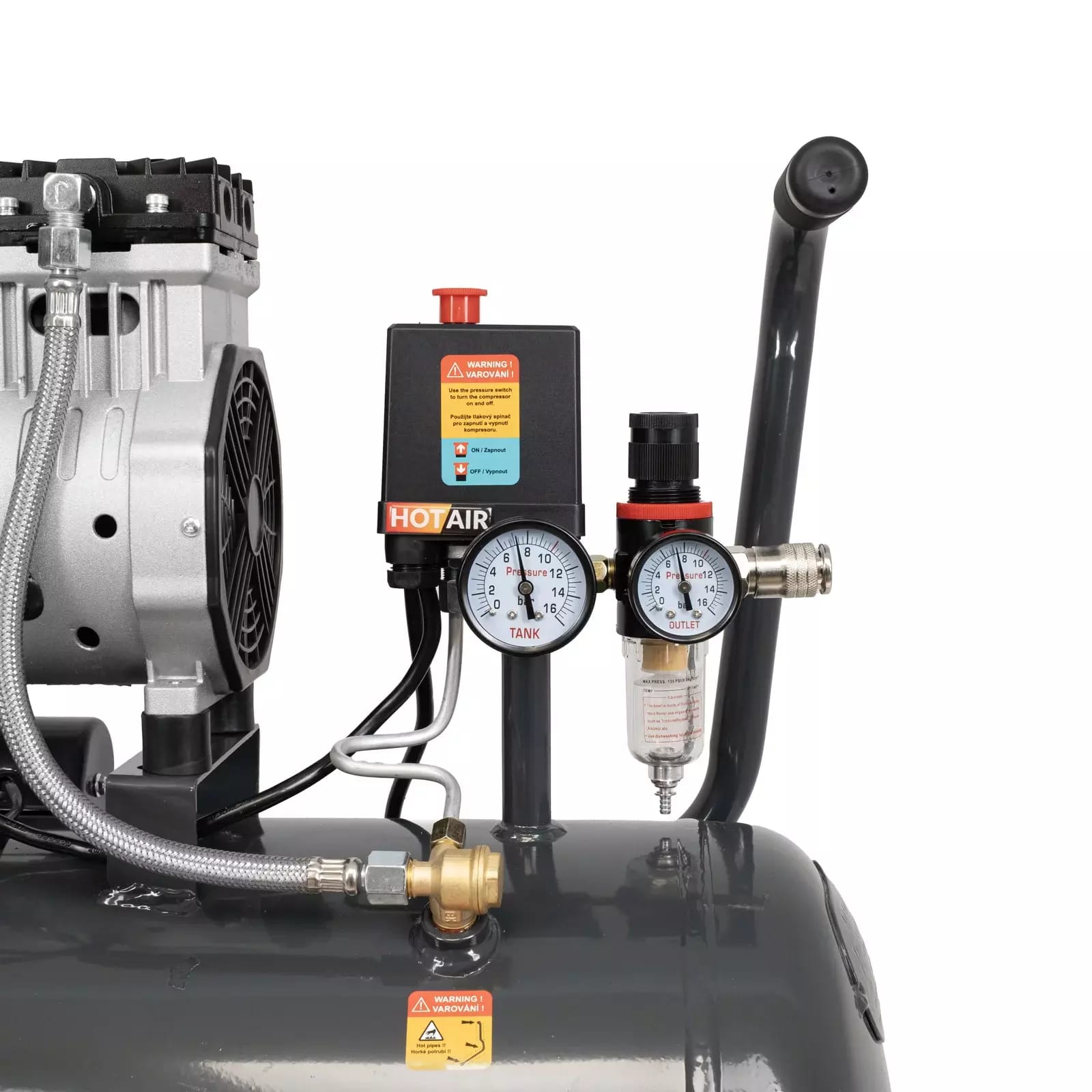 Bezolejový kompresor Matabro MB-K202 - 50l, 230V, 1500W – 2