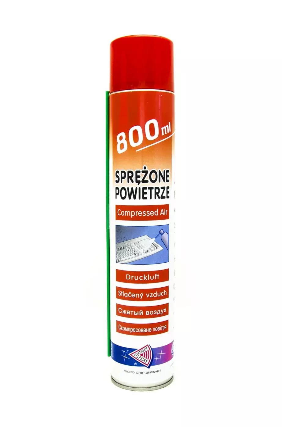 Stlačený vzduch v spreji 800ml na čistenie elektroniky