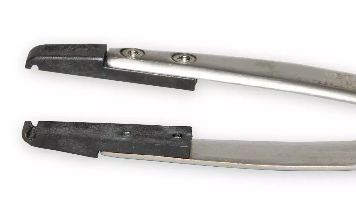 Antistatická nerezová pinzeta VETUS ESD-250 so zakončením z PPS – 2