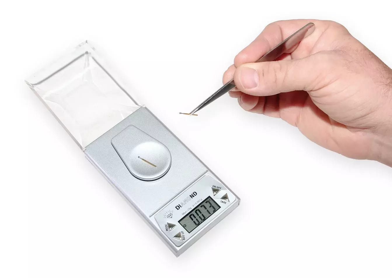 Elektronická váha DIAMOND do 20g s dielikom 0,001g – 2