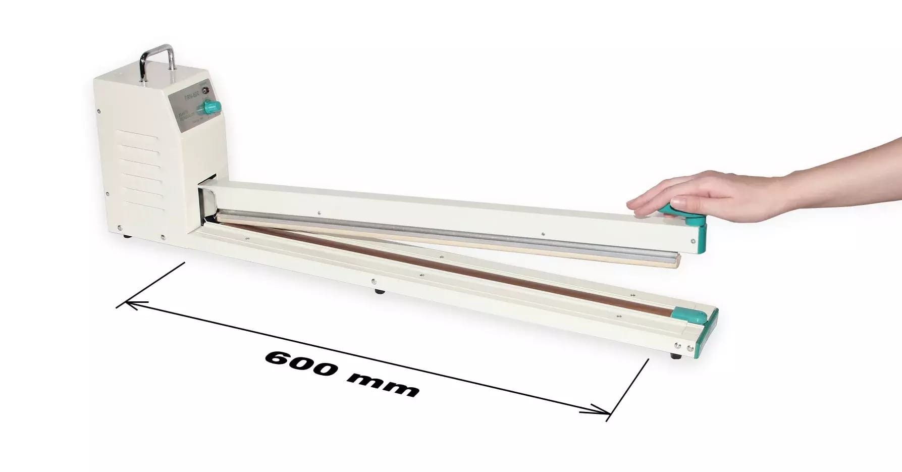 Páková zváračka FRN-600 na zváranie plastových fólií so 600 mm širokou zváracou tyčou – 2