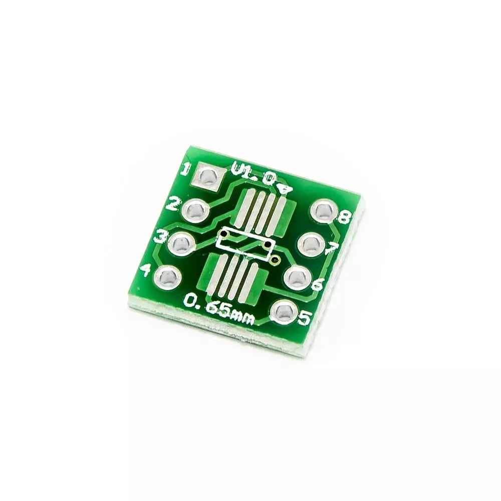 PCB adaptér z SOP8 SO8 SOIC8 TSSOP8 MSOP8 na DIP8 2.54mm