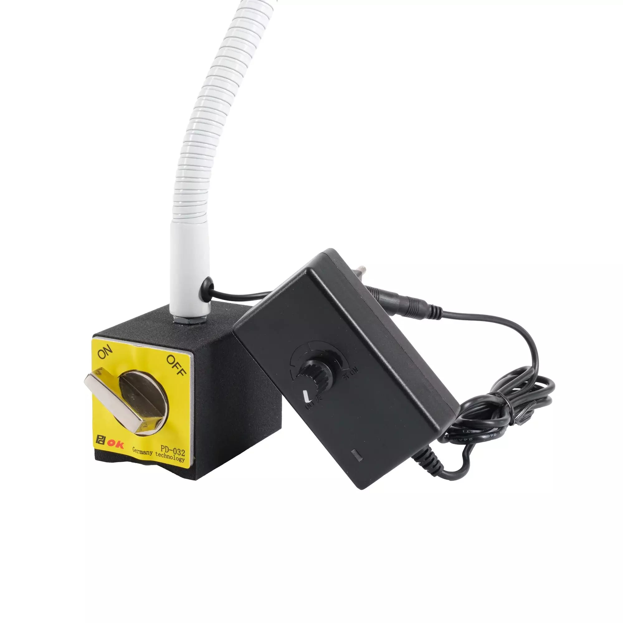 LED lampa s lupou PDOK PD-032B biela 8D 3x zväčšenie s magnetickou základňou – 2