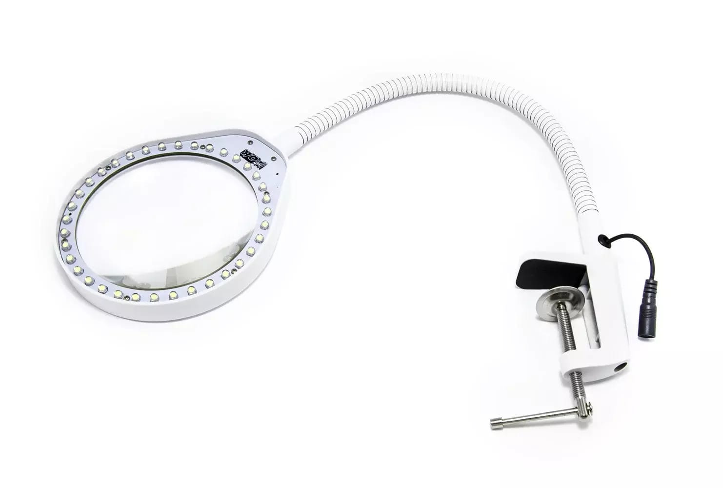 Flexibilná servisná lampa LED s lupou PDOK PD-032A 8 dioptrií 3x zoom biela – 2