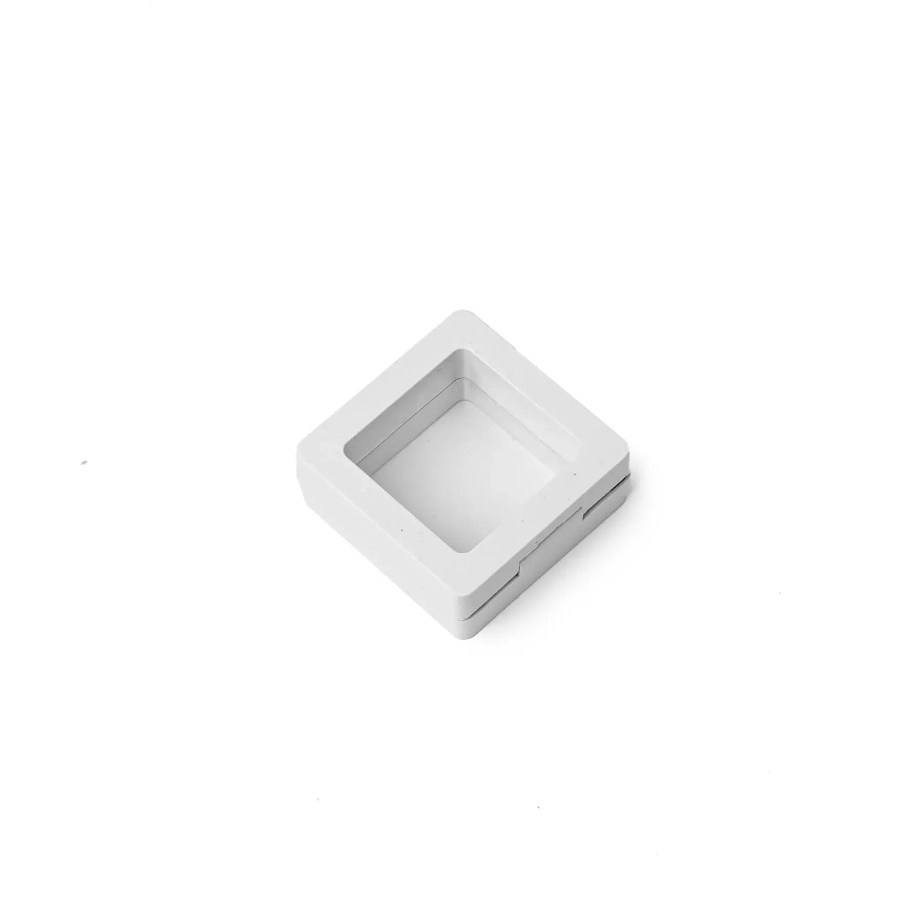 3D plávajúci rám biely 5x5x2 cm